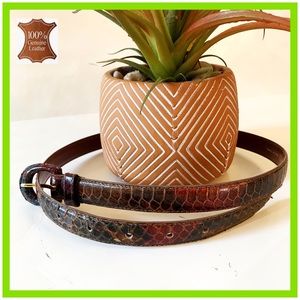 Genuine Snakeskin Belt